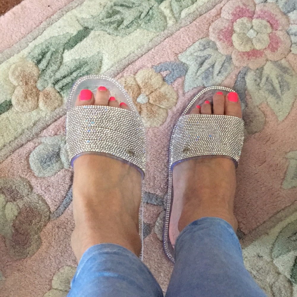 Juicy Conture Bling Sandals Nwot View 4